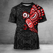 Haida Spirit Owl Art Shirt Northwest Coast Native T-Shirt Gifts For Husband