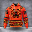 Haida Bear Pattern Design Hoodie Native American Northwest Coast Style Spirit Clothing