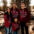 Eagle Native American Style Hoodie Northwest Coast Haida Art Hoodie Gifts For Husband
