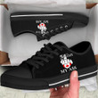 51st State My Ass Canada Middle Finger Black Low Top Shoes Funny Canada Sneakers Gifts