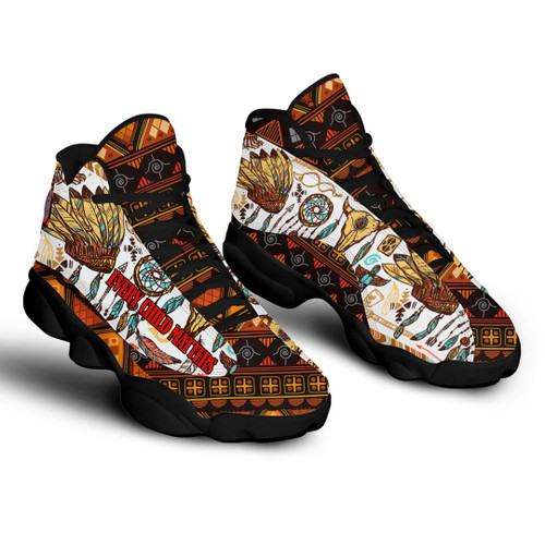 Every Child Matters Jordan 13 Shoes Feather Native Pattern Every Child Matters Merchandise