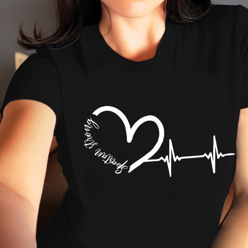Spartan Strong Shirt Heartbeat Strong T-Shirt Clothing