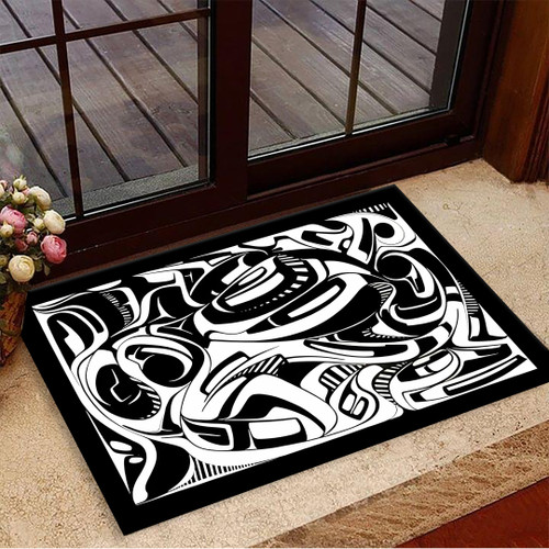 Haida Art Native American Doormat Pacific Northwest Style Front Door Mat