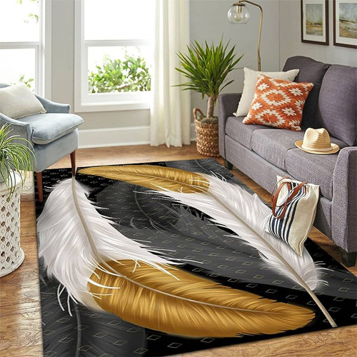 Native Feather Rug Every Child Matters Rug Merchandise For Living Room Gifts For Family