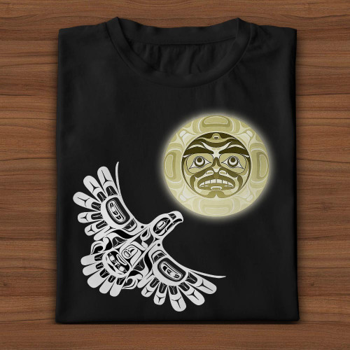 Eagle Haida Art Shirt Native Spirit Northwest Coast Haida Art Print Apparel Gifts
