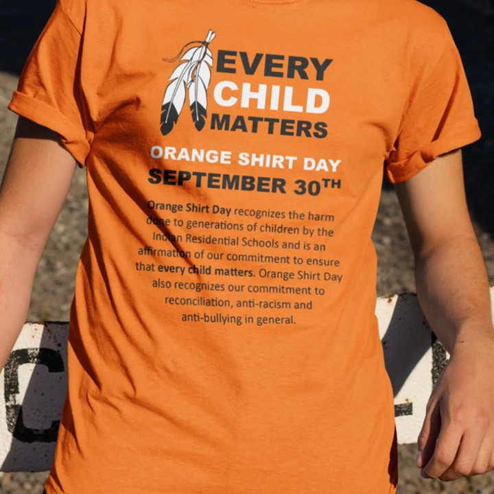 Every Child Matters Orange Shirt Day For Sale Honouring Children Of Residential Schools T-shirt