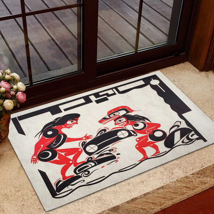 Northwest Coast Native Doormat Welcome Door Mats Home Floor Decor