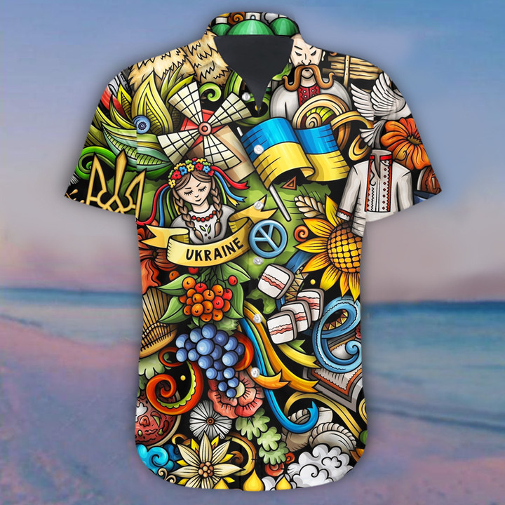 Ukraine Hawaii Shirt Support Peace No War Ukrainian Apparel Best Gifts For Boyfriend