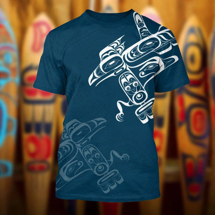 Native American Thunderbird Shirt Northwest Coast Design Apparel Gifts For Sister