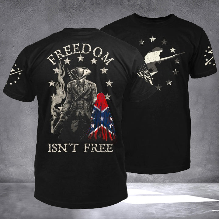 Warrior Freedom Isn't Free T-Shirt Target Patriotic Shirts Gifts For Dads