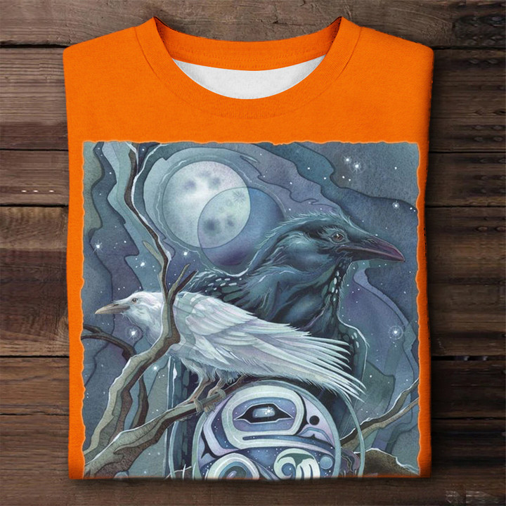 Raven Haida Art Shirt Spirit Animal Northwest Coast Style Apparel Gifts For Dude