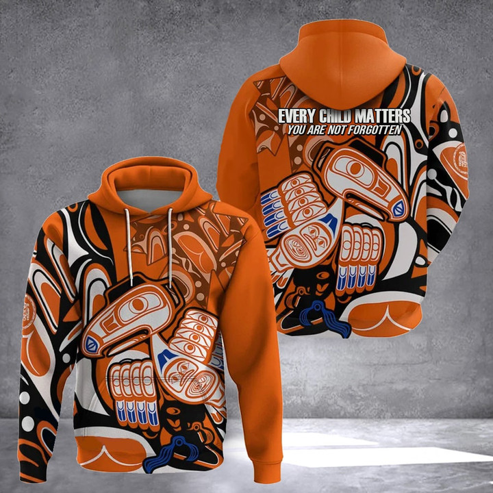 Every Child Matters You Are Not Forgotten Hoodie Spirit Animal Support Orange Shirt Day Hoodie