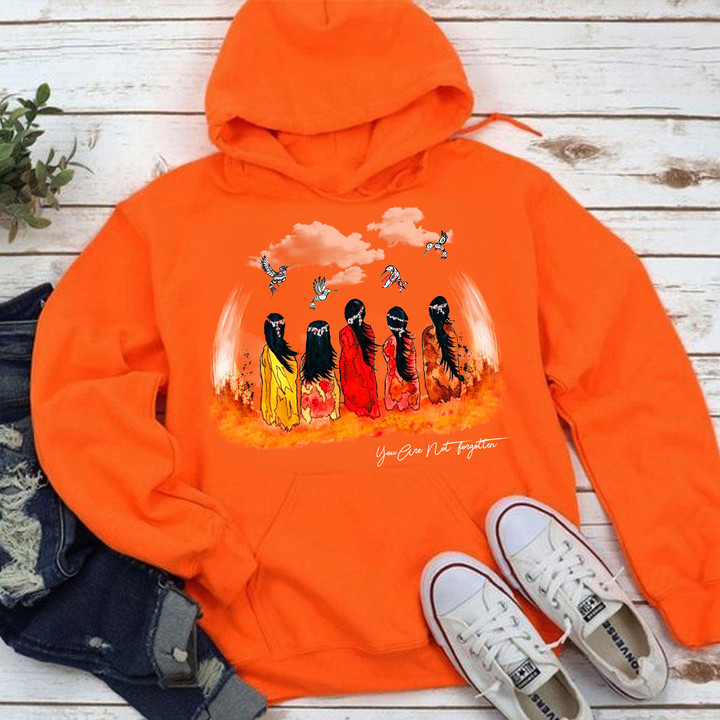 You Are Not Forgotten Every Child Matters Hoodie Orange Shirt Day 2023 Support Apparel