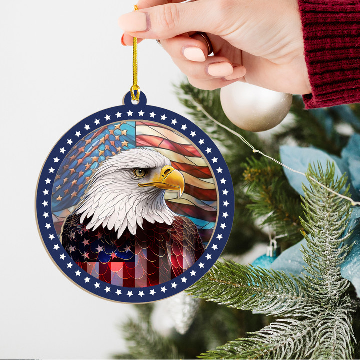 American Eagle Ornament Patriotic Christmas Ornament Xmas Tree Decorations