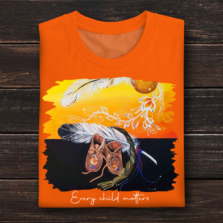 Canada Every Child Matters Shirt Awareness For Indigenous Orange Shirt Day T-Shirt Gift