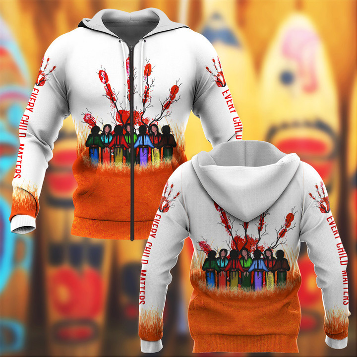 Every Child Matters Zipper Hoodie Wear Orange Shirt Day Honour The Children Survived Canada