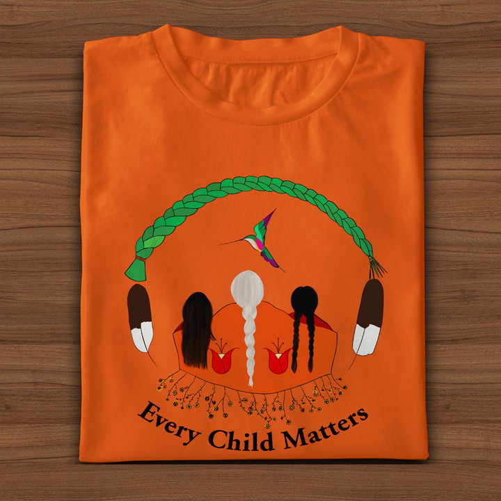 Every Child Matters Shirt Day Hummingbird Honour For Indigenous Children Orange Shirt Day
