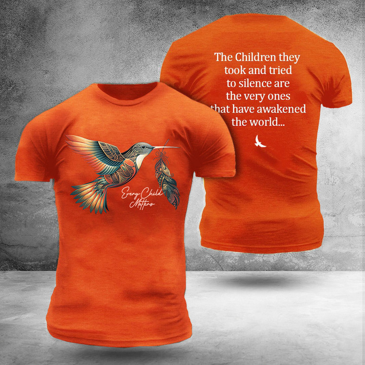 Hummingbird Every Child Matters Orange Shirt The Child They Took And Tried To Silence