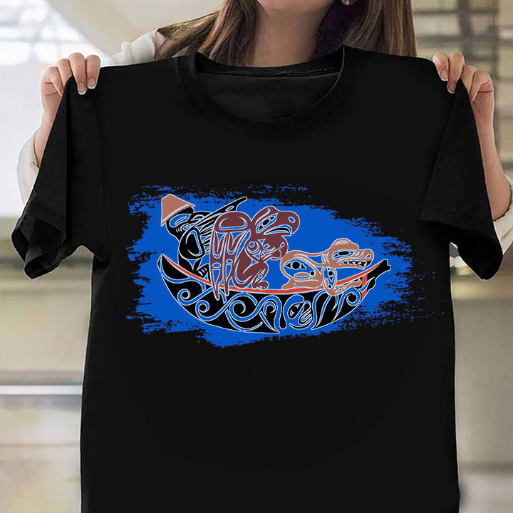 Haida Art Spirit Northwest Coast Design Shirt Native American T-Shirt Gifts For Brother