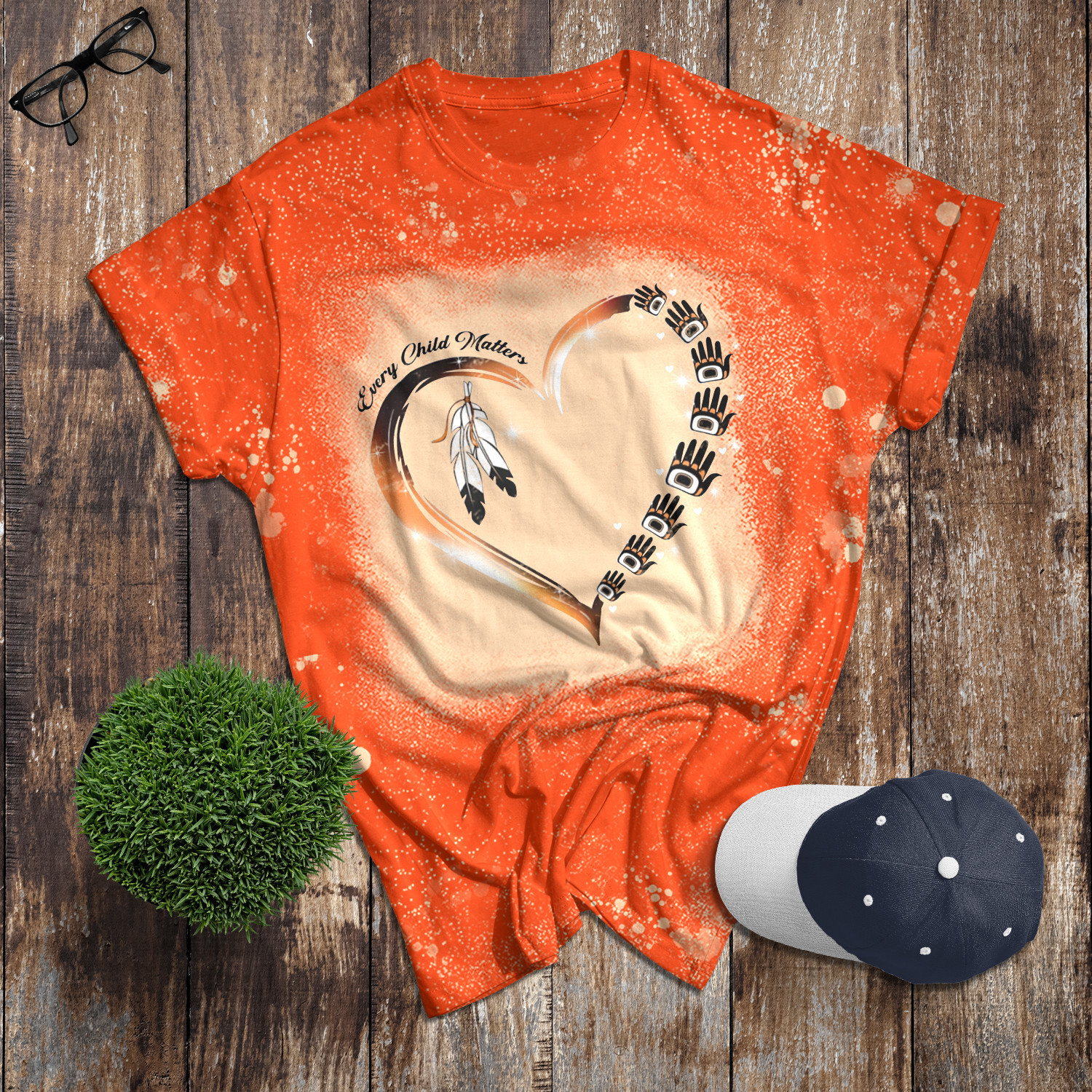 Every Child Matters Shirt Heart Hands Orange Shirt Day Canada Clothing ...