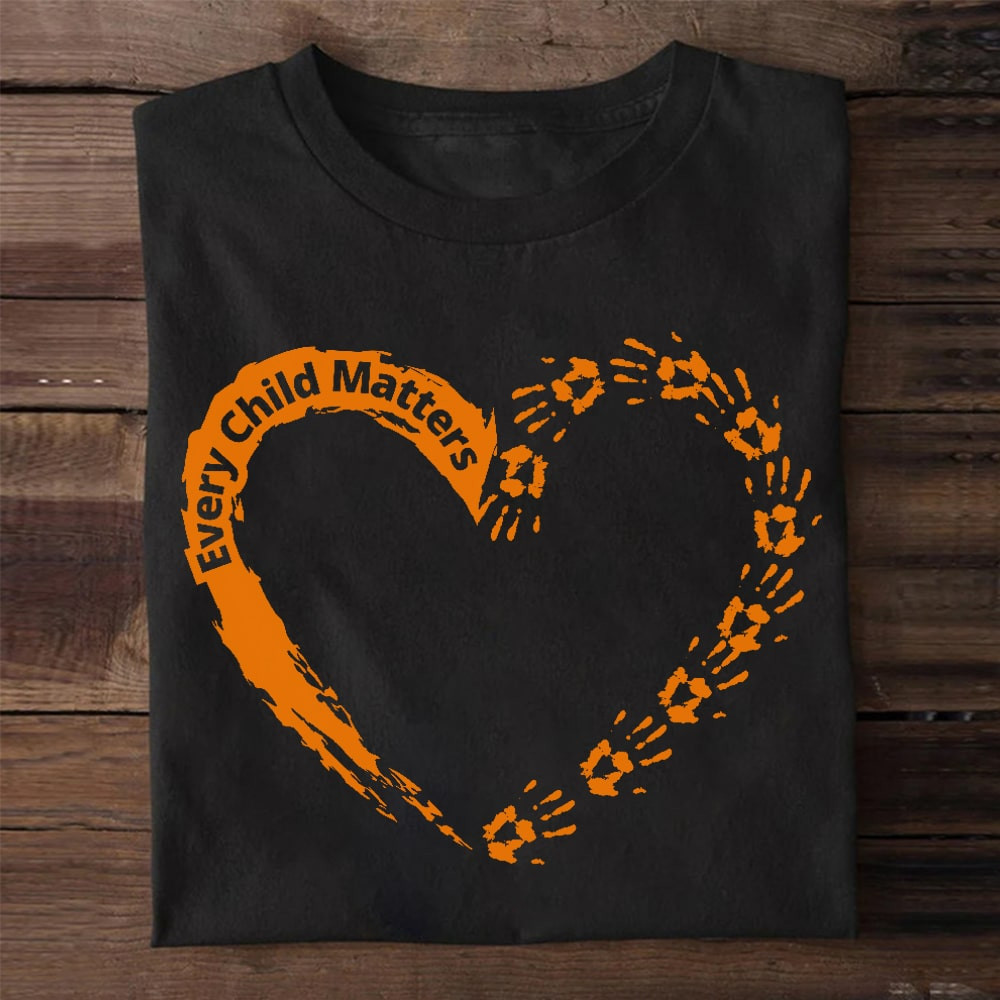 Orange Shirt Day 2023 Every Child Matters Shirt Hands Hearts Apparel M ...