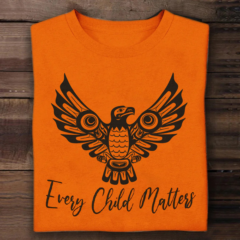 Every Child Matters Shirt Orange Shirt Day Canada Awareness Haida Eagl ...