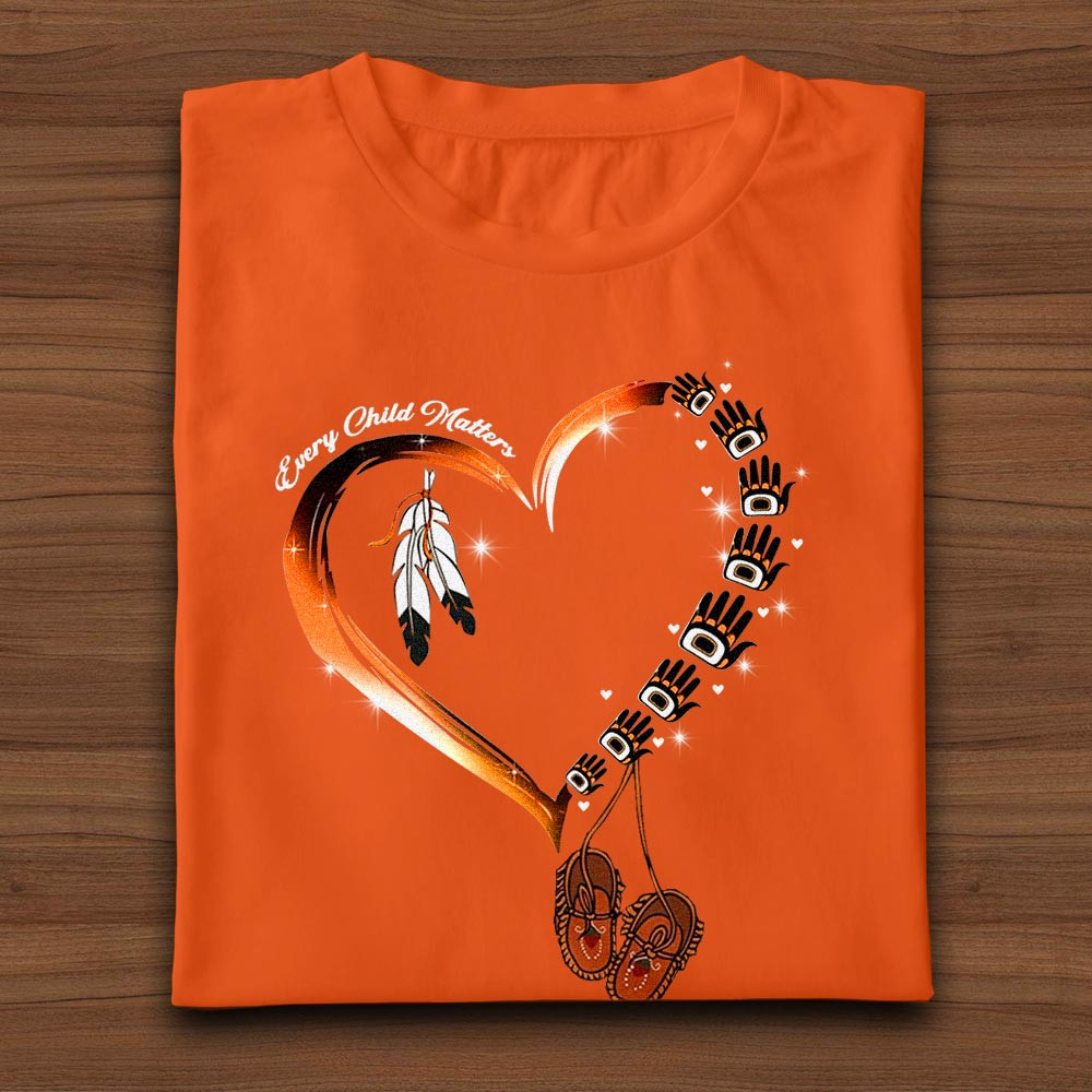 Every Child Matters Shirt Heart Hands Orange Shirt Day Movement T-Shir ...