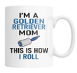 Golden Retriever White Mug