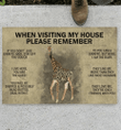 Giraffe Doormat