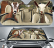 Goat Car Sun Shade 01