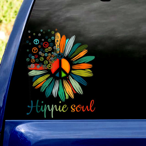 DD21004 Hippie Car Sticker