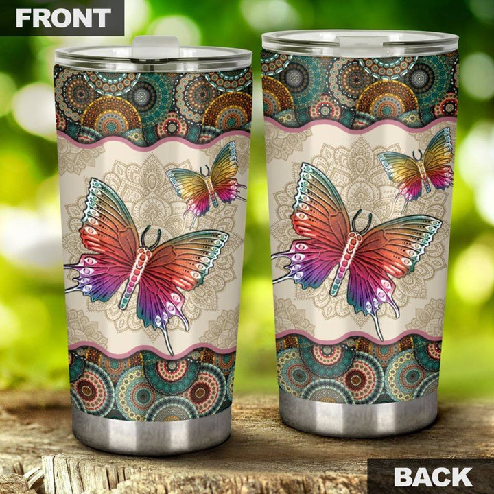 DD21008 Butterfly 20oz Stainless Steel Tumbler