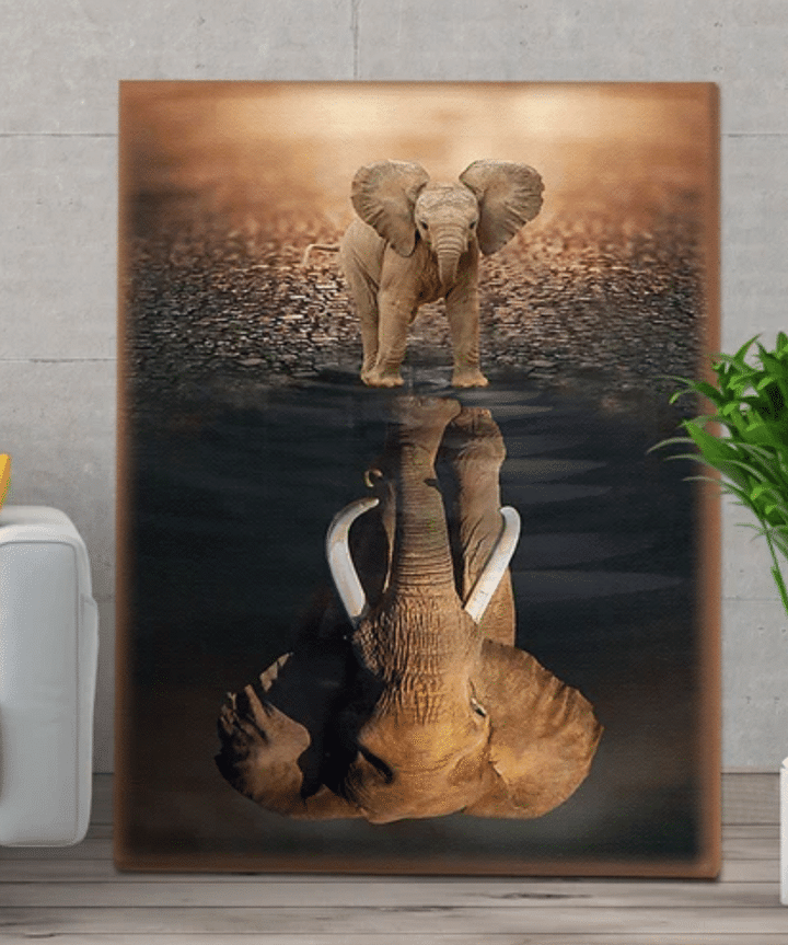 Elephants Canvas