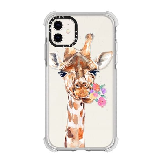 Giraffe Rose Phone Case 01