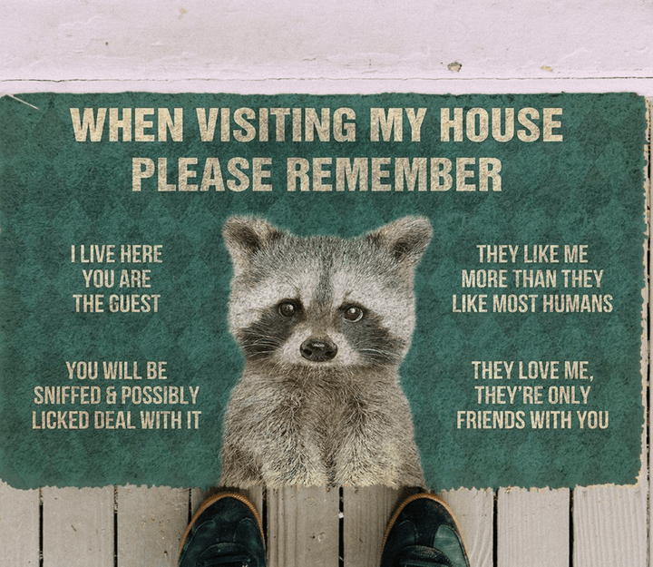 Raccoons Doormat