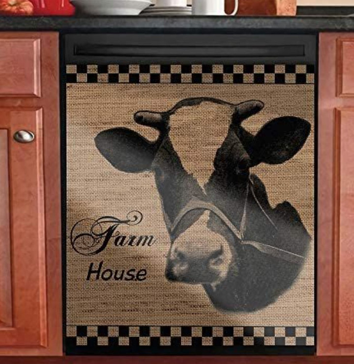 Cow Dishwasher Cover