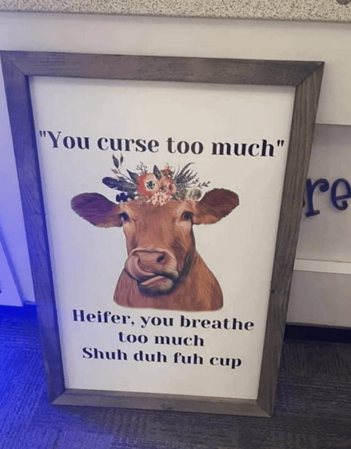 Cow Canvas