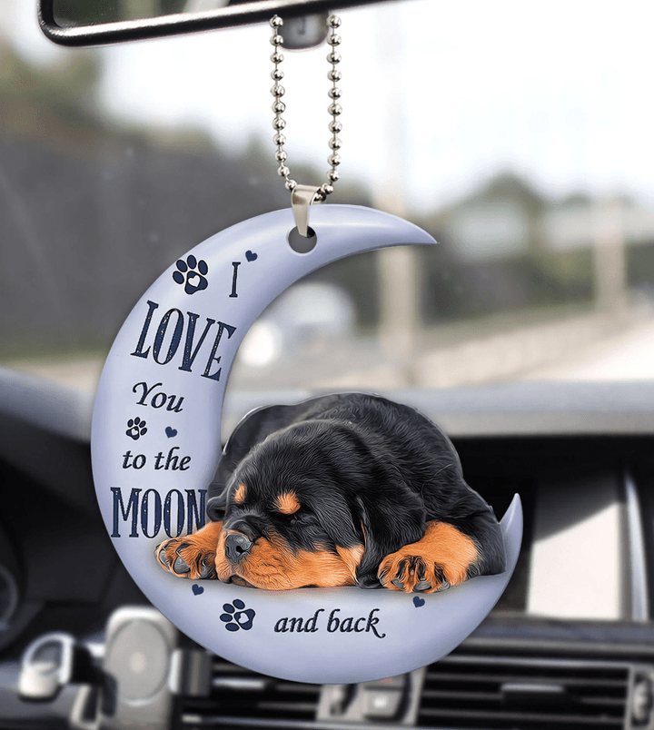 Rottweiler Ornament Car