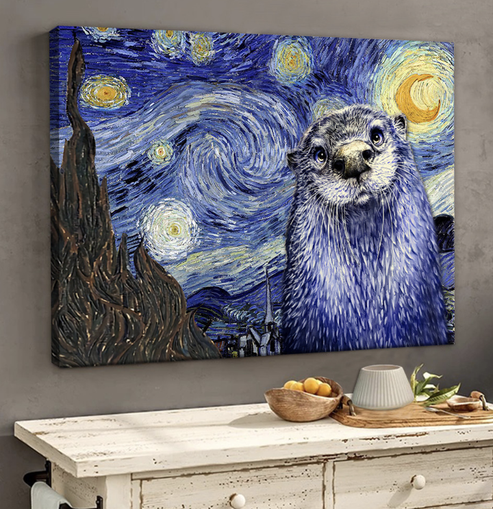 Otters Canvas
