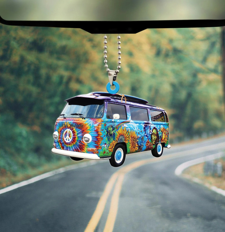 Hippie Ornament Car