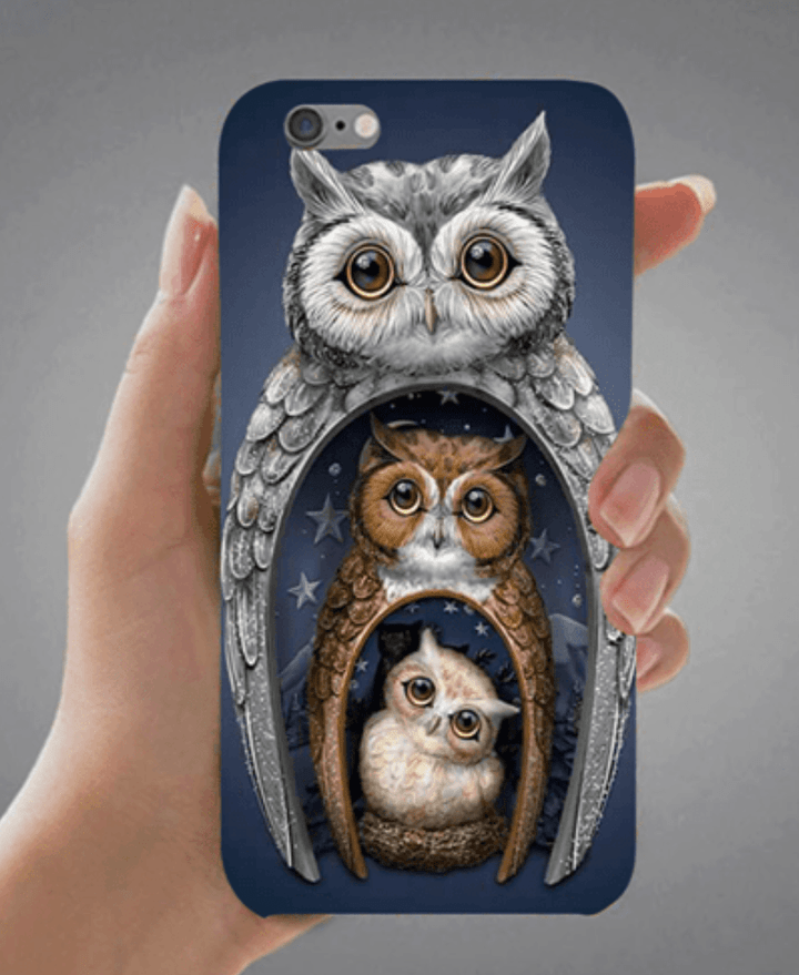 Owls phone case 01