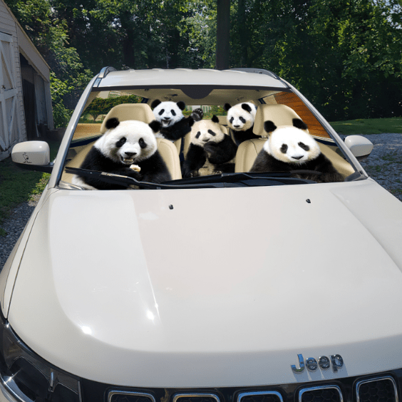 Panda Auto Sun Shade