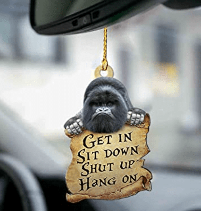 Gorilla Ornament Car