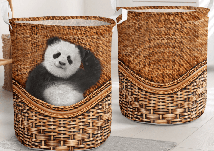 Panda Laundry Basket