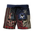 Skull Texas American Flag Vintage Mens Short Proud Texan Clothing Gift For Men