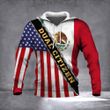 Mexico American Flag Dual Citizen Hoodie Proud Mexican American Citizen Patriotic Apparel