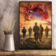 God Bless New Zealand's Heroes Soldiers Poster Patriotic Honor Veterans Remembrance Day Decorz