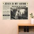 Jesus Is My Savior Poster Faith Christian Home Wall Art Decor Poster Christian Gift Ideas