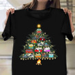 Camper Christmas Tree Shirt Car Graphic ​Christmas T-Shirts 2021 Gifts For Camping Lovers