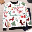 Dachshund Through The Snow Sweatshirt Christmas Sweatshirt Christmas Gifts For Dog Owners